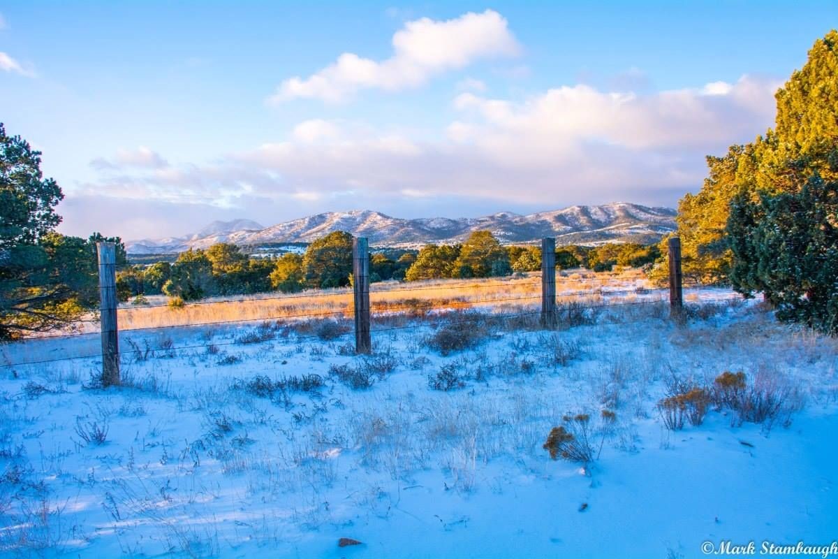 Snowy Sierra Blanca mountain.